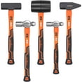 5Piece Hammer Set, 16oz Ball Pein Hammer 32oz Ball Pein Hammer