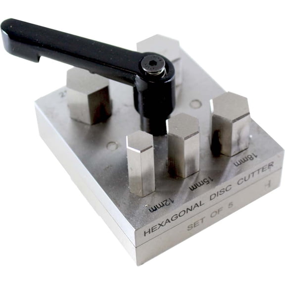 5 Piece Hexagonal Shaped Sheet Metal Cutter (ToolUSA: TJ-30849)