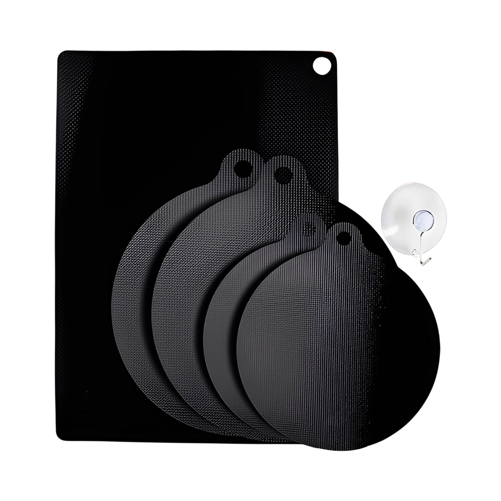 5-Piece Induction Mat Set, Heat Resistant Silicone Stove Covers Up to ...