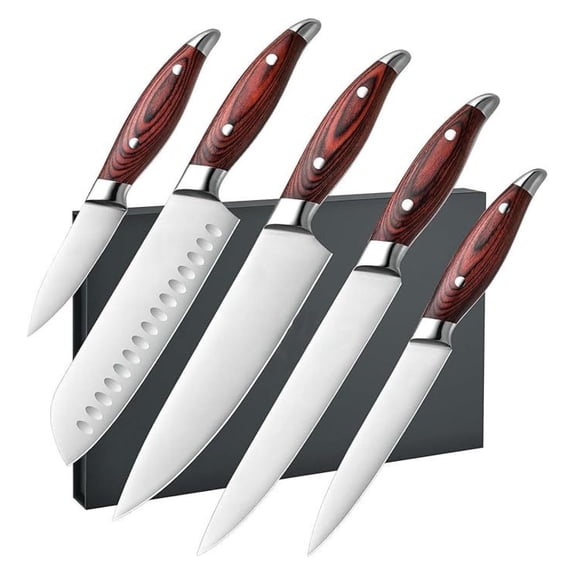 5-Piece Kitchen Knife Set High Carbon Stainless Steel