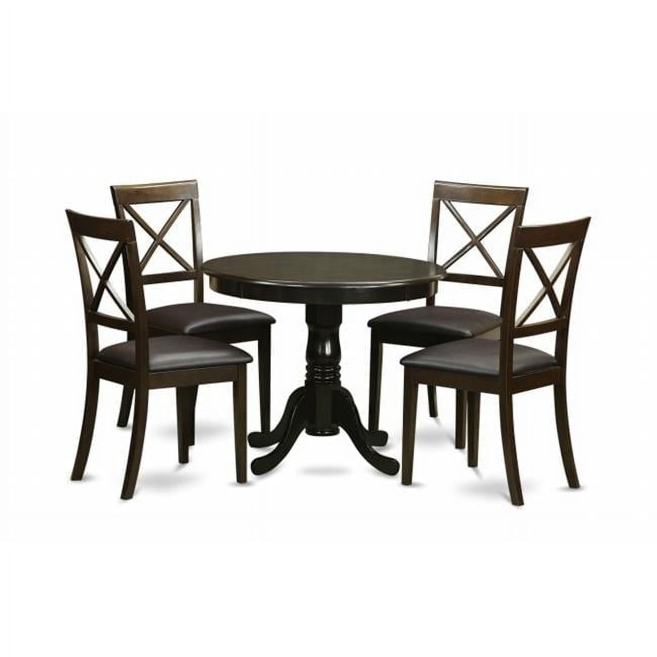5 Piece Kitchen Nook Dining Set-Kitchen Table Plus 4 Chairs For Dining ...