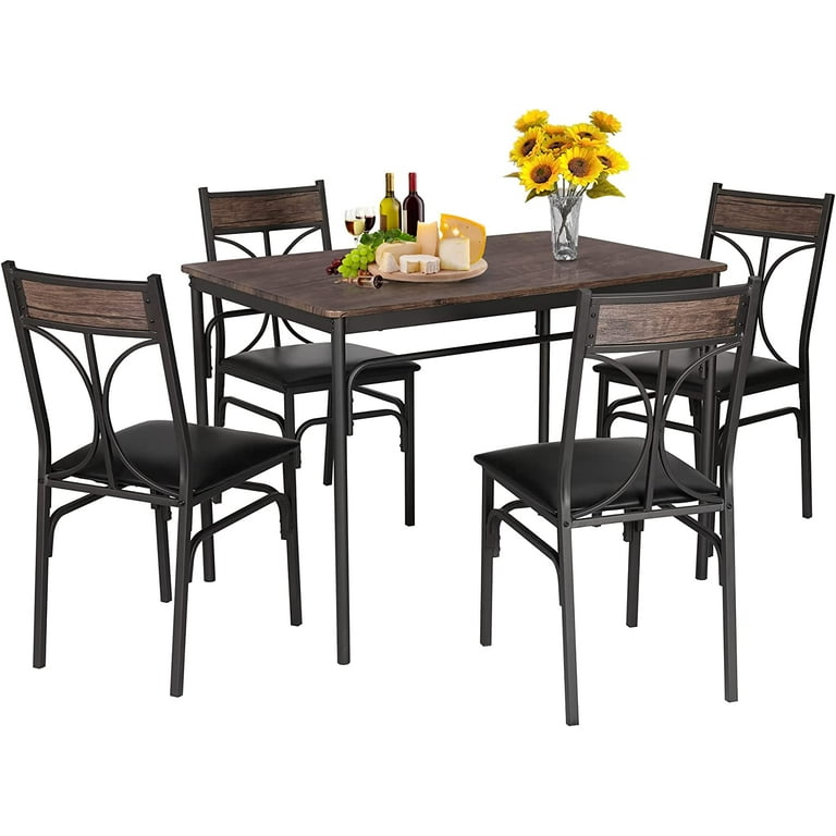 Walmart retro kitchen table and chairs store