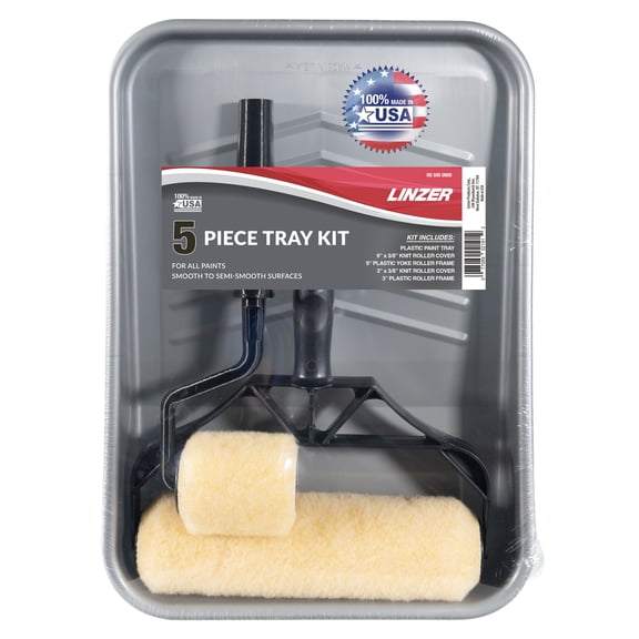 Linzer 5-Piece Made In The Knit Paint Tray Kit