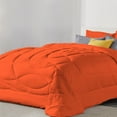 thumbnail image 1 of 5 Piece Luxury U Shape Pattern Comforter By D.N.G. BEDDINGS Set Premium Super Soft, 1000 Thread Count 100% Egyptian Cotton King/California King Size Orange Color, 1 of 9