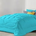 thumbnail image 1 of 5 Piece Luxury U Shape Pattern Comforter By D.N.G. BEDDINGS Set Premium Super Soft, 1000 Thread Count 100% Egyptian Cotton King/California King Size Turquoise Blue Color, 1 of 9