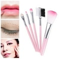 thumbnail image 1 of 5 Piece Makeup Brush Set For Foundation Eyeshadow Powder And Concealer Application, 1 of 8