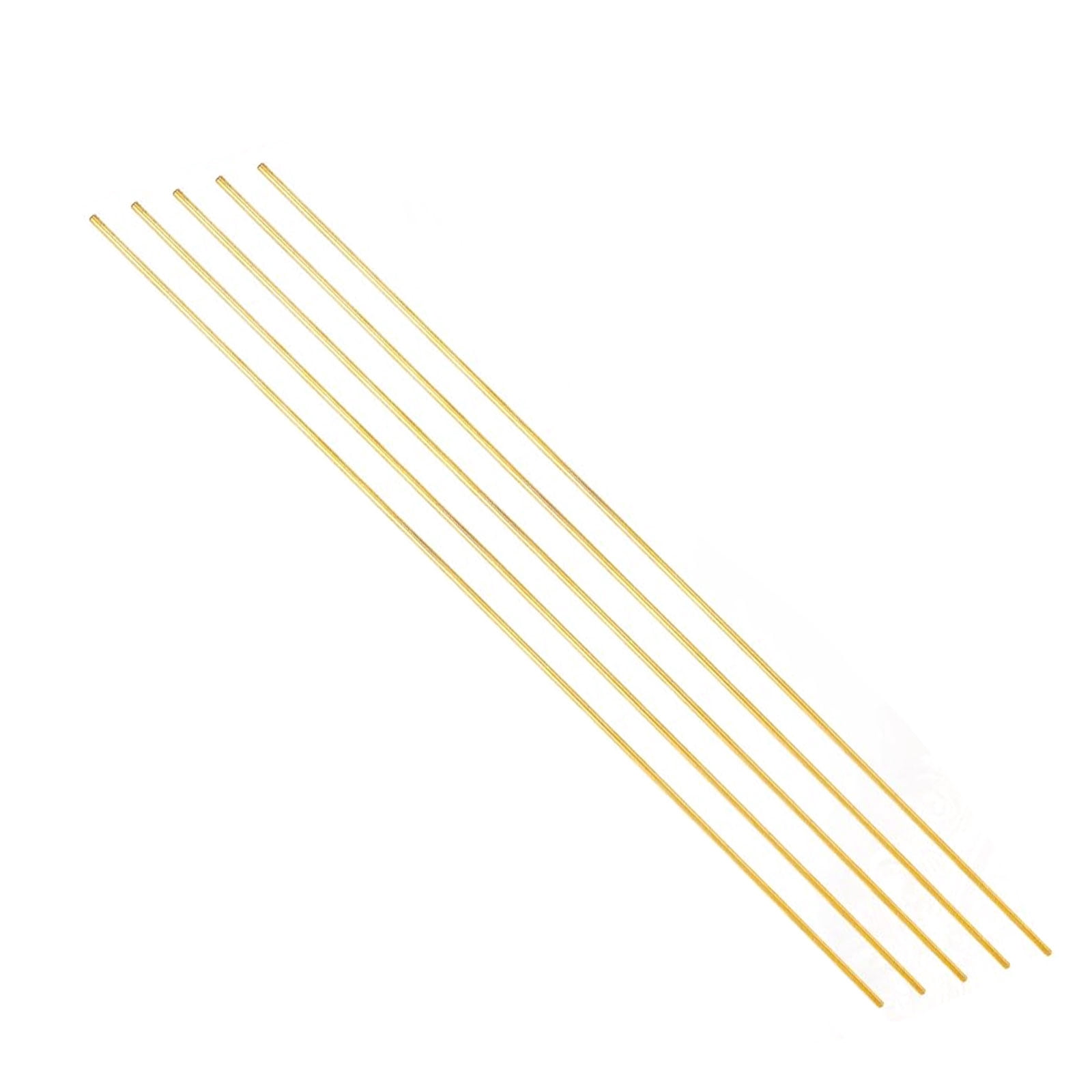 5-Piece Metal Tube Set for Model Making, Straight Machining Rod for ...