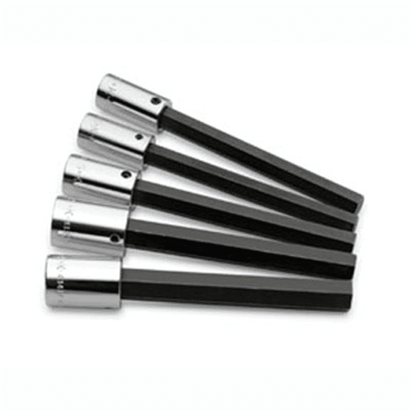 5 Piece Metric Long Hex Bit Socket Set