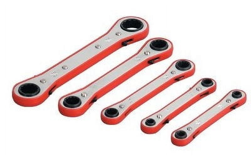 5 Piece Metric Ratchet Wrench Set