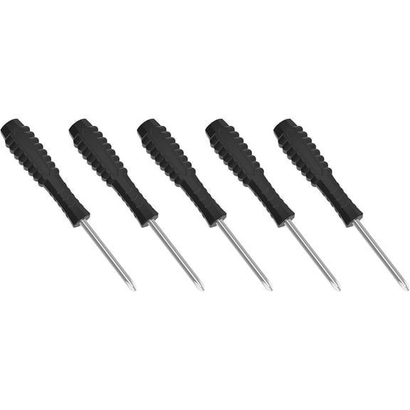5-Pack (5mm) Mini Phillips Screwdrivers - 5.7-inch(145mm)Total LengthPrecision Cross Head Driver - Heat-Treated Tool Steel with Non-Slip Grip for Small Electronics & Toy Repair