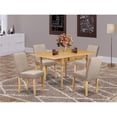 thumbnail image 1 of 5 Piece Monza Kitchen Table Set - Oak & Light Fawn, 1 of 1