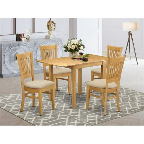 5 Piece Norden Dinette Set - Oak