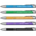 thumbnail image 1 of 5-Piece Office Writing Set - Metal Body Black Ink Markers with Motivational Text, Professional Copywriting Markers for Work and Study, 5ml Ink Capacity, 1 of 7