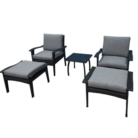 5-Piece Patio Seating Group / Add Elegance to Outdoor Area