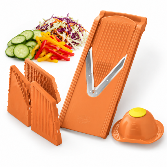 5-Piece Professional Adjustable Mandoline Slicer Set for Vegetables
