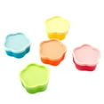 thumbnail image 1 of 5-Piece Rainbow Plastic Snack Storage Boxes Colorful Mini Containers For Nuts Jam And Seasonings, 1 of 8