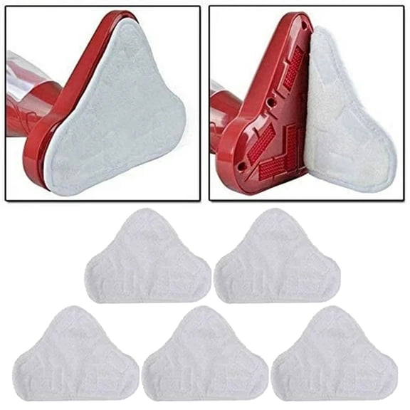 5 Piece Replacement Steam Mop Microfiber Cloth Pad for X5 Triangle Tow