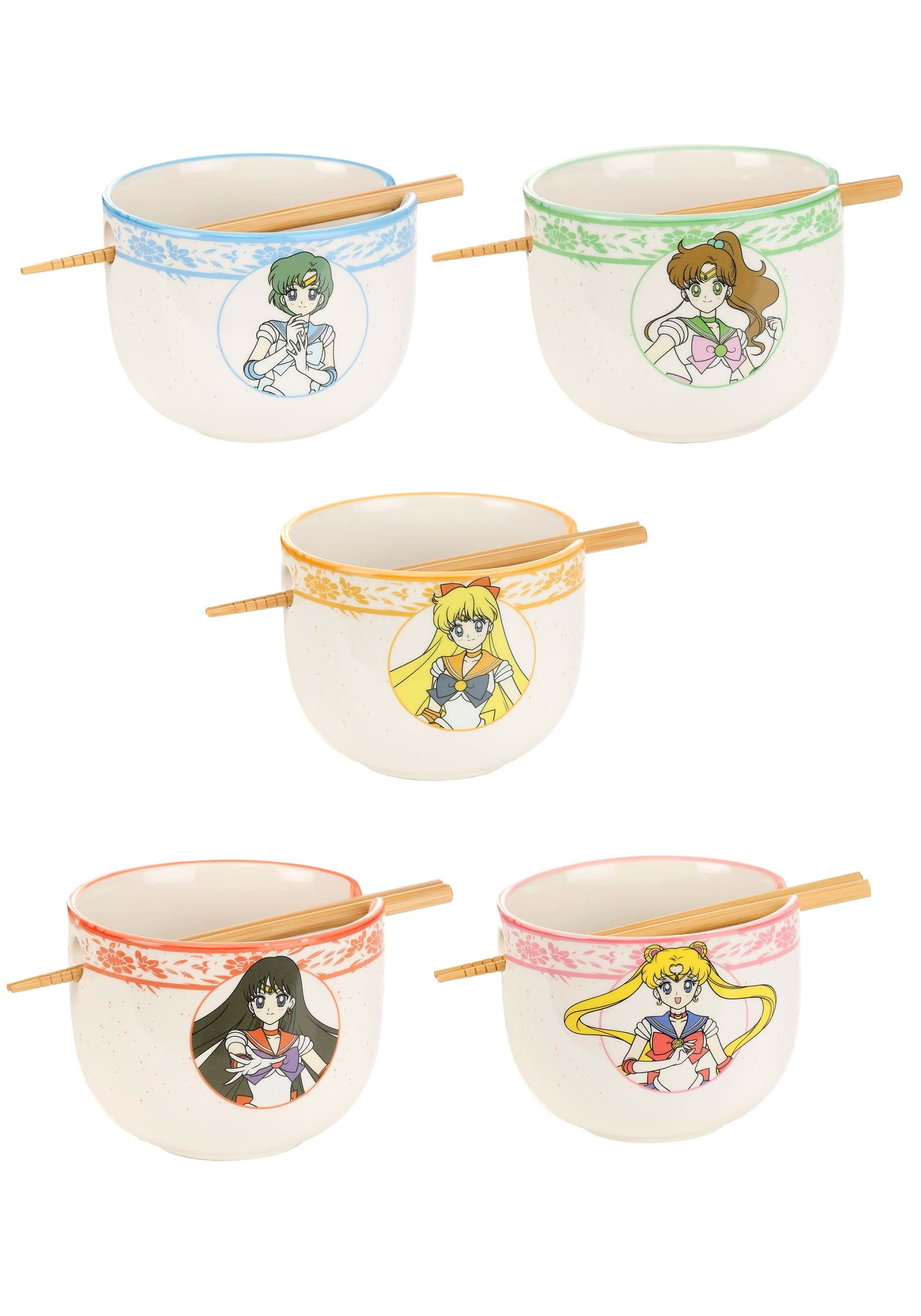 5 Piece Sailor Moon Ramen Bowl Set