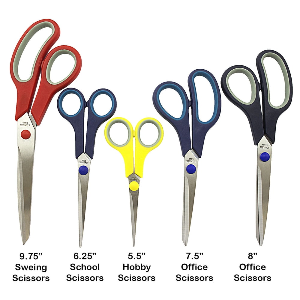 Fiskars Metallic Fabric Scissors, 8, Pointed, All-Purpose Fabric Cutting,  Teal 