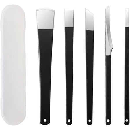 5-Piece Set Pedicure Knife Set Pedicure Knives Kit Professional File Dead Hard Skin Remover Perfect for Nails Or Toenails
