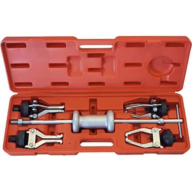 5Piece Slide Hammer with Gear and Bearing Puller Set (2 and 3 Jaw