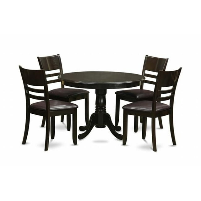 5 Piece Small Kitchen Table and Chairs Set-Dining Table and 4 Dinette Chairs
