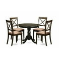 thumbnail image 1 of 5 Piece Small Kitchen Table and Chairs Set-Round Table and 4 Chairs For Dining Room, 1 of 1