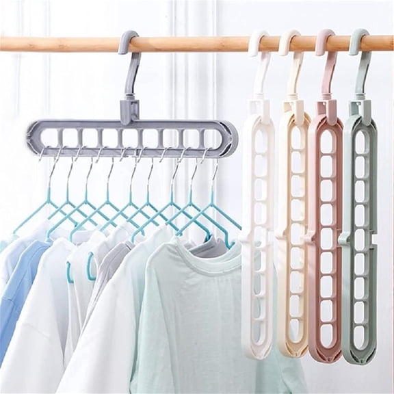 5 Piece Smart Hanger Pro,9 in 1 Smart Hanger Pro, Wardrobe Organizers and Storage, for Wardrobes, Dorms
