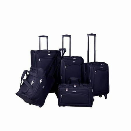 5 - Piece South West Collection Luggage Set, Black