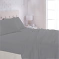 thumbnail image 1 of 5 Piece Split King Size Sheet Set for Adjustable Bed - 100% Cotton 400 Thread Count Sheet Set - Dark Grey Solid, 1 of 5