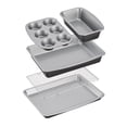 thumbnail image 1 of Cuisinart 5-Piece Stackable Ceramic Nonstick Bakeware, 1 of 8