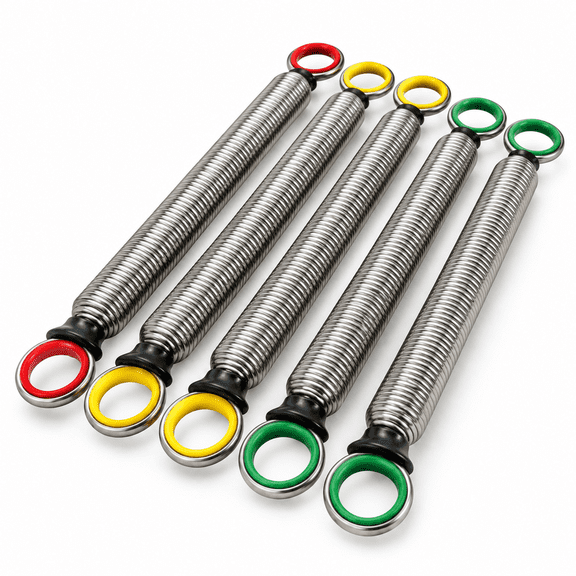 5-Piece Stainless Steel Pilates Reformer Replacement Spring Set
