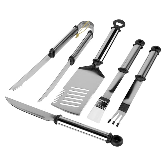 Mr. Bar-B-Q 5-Piece BBQ Grilling Essentials Accessories Tools Set