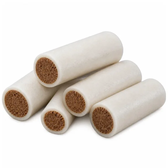 5 Piece Stuffed Filled Dog Bones Choose 4 or 6 Inch Beef Cheese or Peanut Butter (6 Inch Bully Beef)