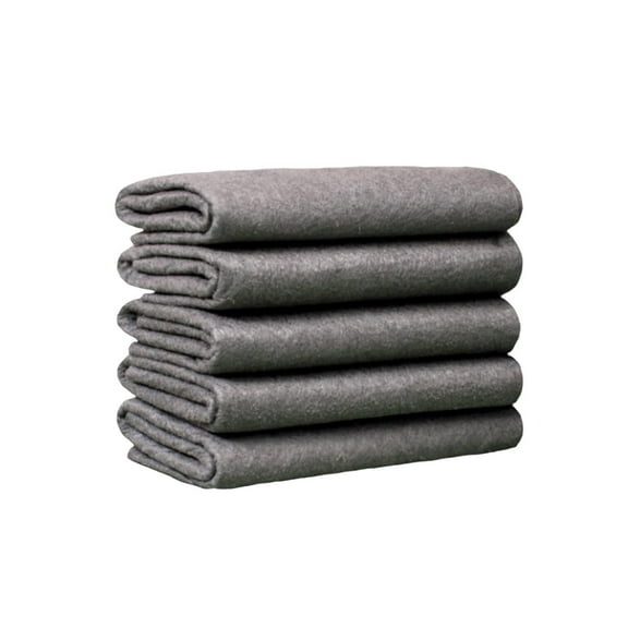 5-Piece Thicken Magical Microfiber Cleaning Cloths, No Streaks Reusable for Kitchens Glass Cars, Strong Water Absorption & Non-Shedding, 11.8x11.8 Inch Large Size, Easy to Wash