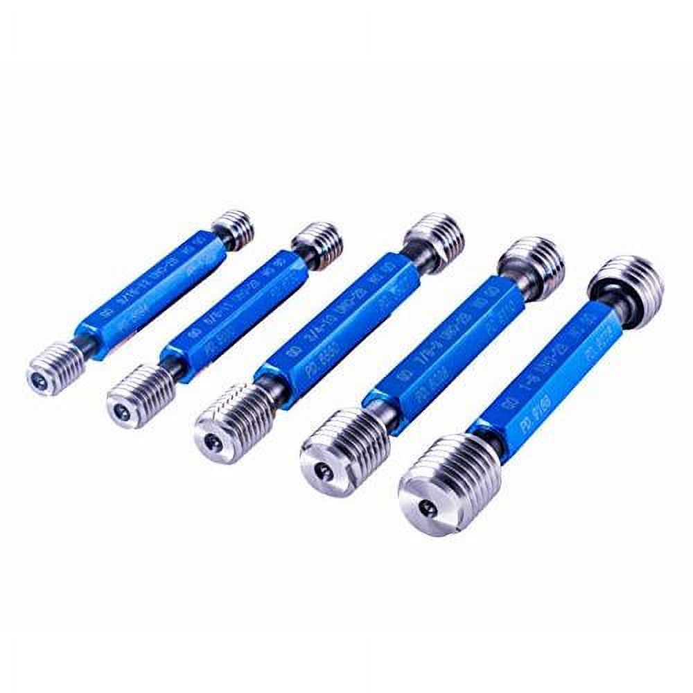 5 Piece Thread Plug Gage Set. 9/16 To 1", UNC 2B, Taperlock. Certified