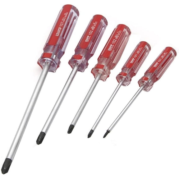 5-Piece Tri Wings Screwdriver Y00 (2.0 mm) Y0 (3.0 mm) Y1 (4.0 mm) Y2 (4.0 mm) Y3 (6.0 mm) Multifunctional Magnetic Y Screwdriver Set