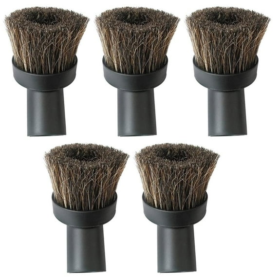 5 Piece Universal 32mm Inner Dia. Vacuum Brush Replacement Attachment Soft Horsehair/ Brush Vacuum Head