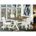 thumbnail image 1 of 5 Piece X-Style Awesome Dining Room Table Set - Linen White, 1 of 1