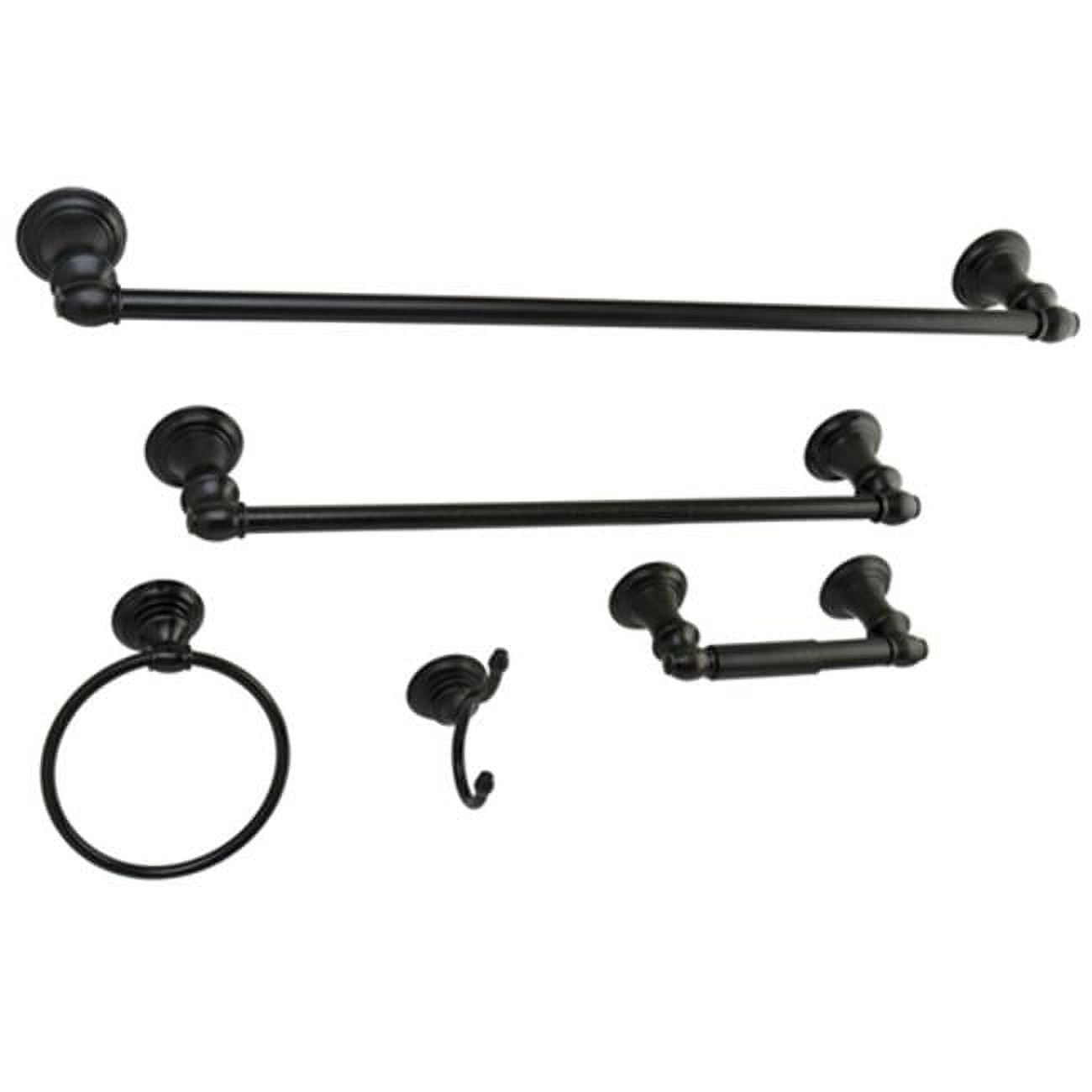 Provence Oil Rubbed Bronze 5-Piece Bathroom Hardware Set