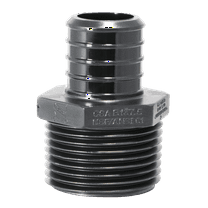 5 Pieces 1 in Pex B x 1 in Male NPT Adapter, Poly Alloy,