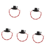 5 Pieces 18 Gauge InLine APM/ATM Fuse Holder With Waterproof Cover