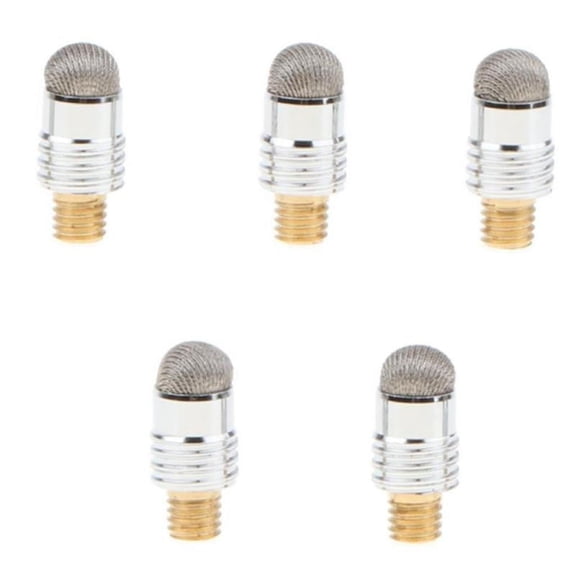 5 Pieces 2 in 1 Replacement Fiber Tips for Capacitive Stylus Pens Diameter 6.0mm