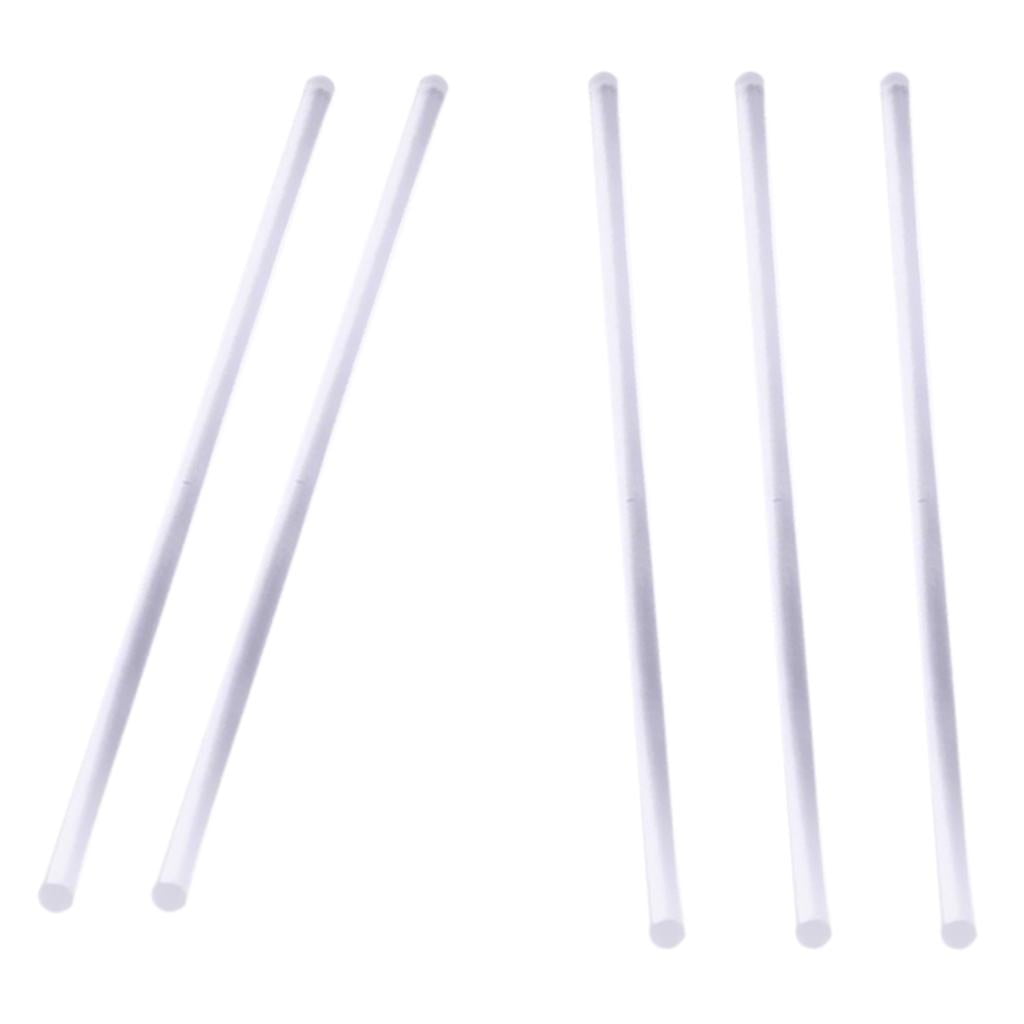 5 Pieces Acrylic Clear Round Rod 250mm Length For Model Scene DIY ...