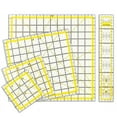 thumbnail image 1 of 5 Pieces Acrylic Quilting Rulers,Square Sewing Rulers, 1 of 6