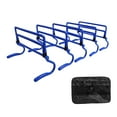 thumbnail image 1 of 5 Pieces Agility Hurdles Speed Training Equipment Adjustable Height PVC for Athletes Football Soccer Drills, 1 of 9