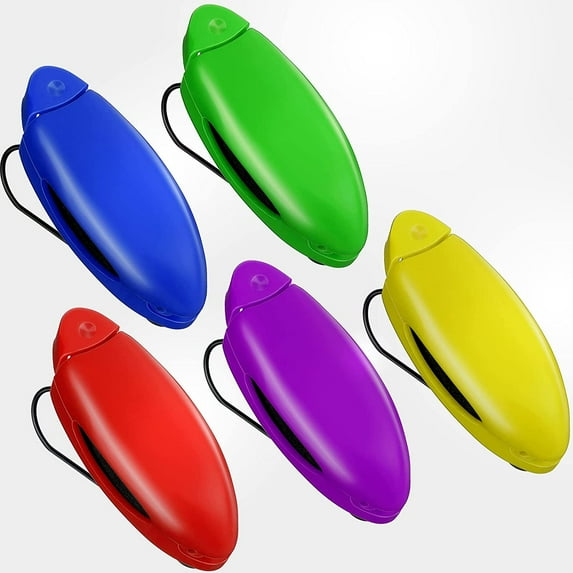5 Pieces Auto Car Vehicle Sun Visor Clip Holder in 5 Colors for Sunglasses, Eyeglasses Mount Ticket Card Clip Glasses Holder Clip Holder for Car Accessories (Bright Color)