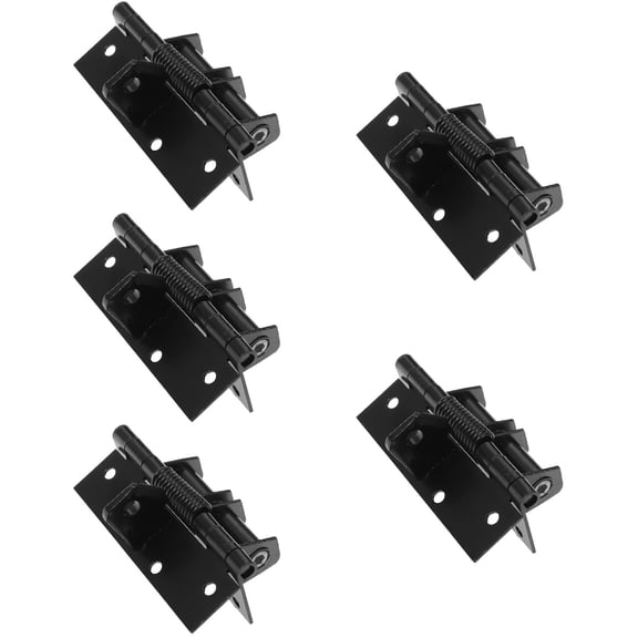 5 Pieces Barn Door Lock Automatic Closing Hinge Left Hand