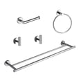 thumbnail image 1 of 5 Pieces Bathroom Hardware Set Stainless Steel Wall Mount Bathroom Accessory Towel Bar Set, 1 of 9