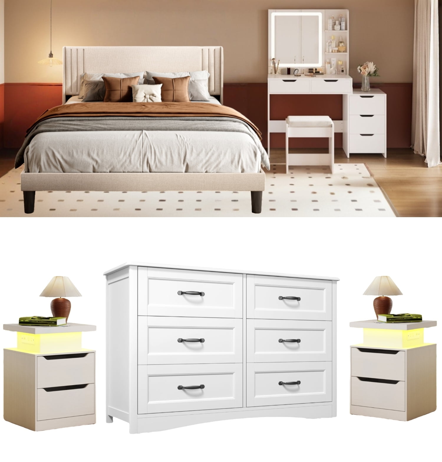 Extraordinary 5 Piece Bedroom Furniture Set Pictures